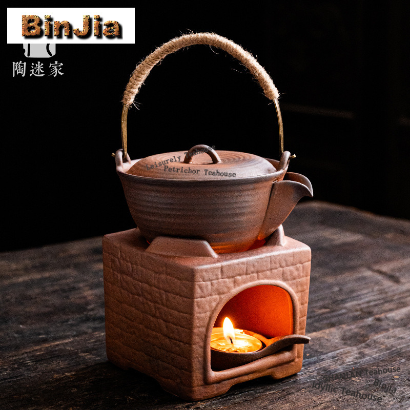古岩泥温茶ティーポット（取っ手付き）、ストーブセット、茶焙煎 - Gongfu Tea Set のレビューと価格