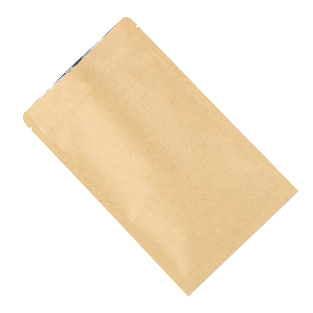 50個入り、防湿・密封性のあるクラフト紙製袋。底が平らで、ア - Coffee Tea Bags のレビューと価格