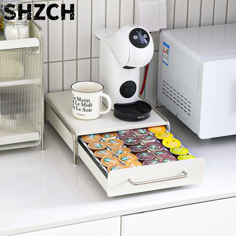 コーヒーカプセルホルダー、INSスタイルのキッチンカウンター - Coffee Tea Bags のレビューと価格