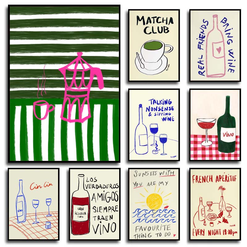 1枚 フレームレスキャンバス絵画 カラフルな絵画 抽象芸術 - Draw Coffee And Tea のレビューと価格