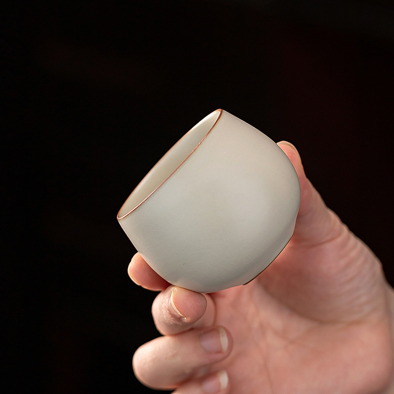 和らぎの黄色 瑞窯陶器茶杯 個人用マスターカップ ひび割れ釉 - Gongfu Tea Set のレビューと価格