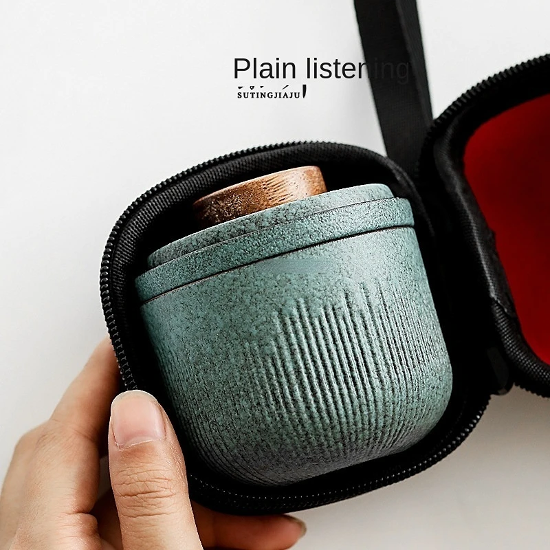 旅行カンフーティーセット屋外車クイックカップ 1 ポット 2 - Coffee Tea Bags のレビューと価格