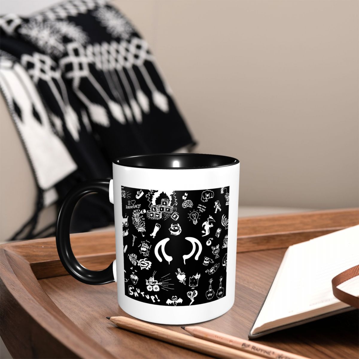 Yungblud Drawings タトゥーシートマグ面白い - Draw Coffee And Tea のレビューと価格