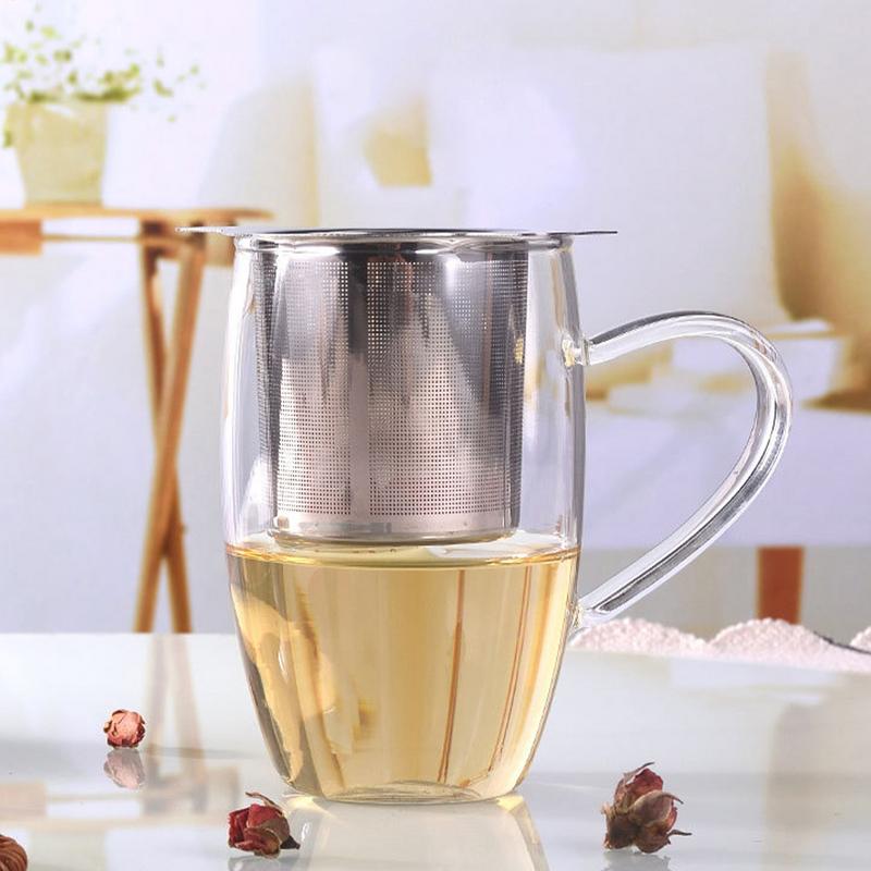 ステンレス鋼メッシュ茶注入器ストレーナーリーフフィルターふる - Coffee Tea Bags のレビューと価格