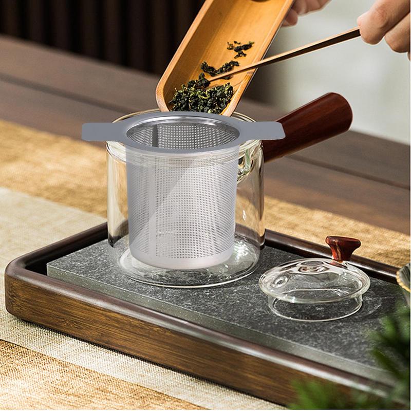 ステンレス鋼メッシュ茶注入器ストレーナーリーフフィルターふる - Coffee Tea Bags のレビューと価格