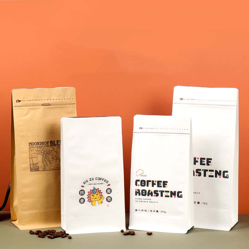 アルミ箔製スタンドアップパウチ、コーヒー豆包装袋、カスタム八 - Coffee Tea Bags のレビューと価格