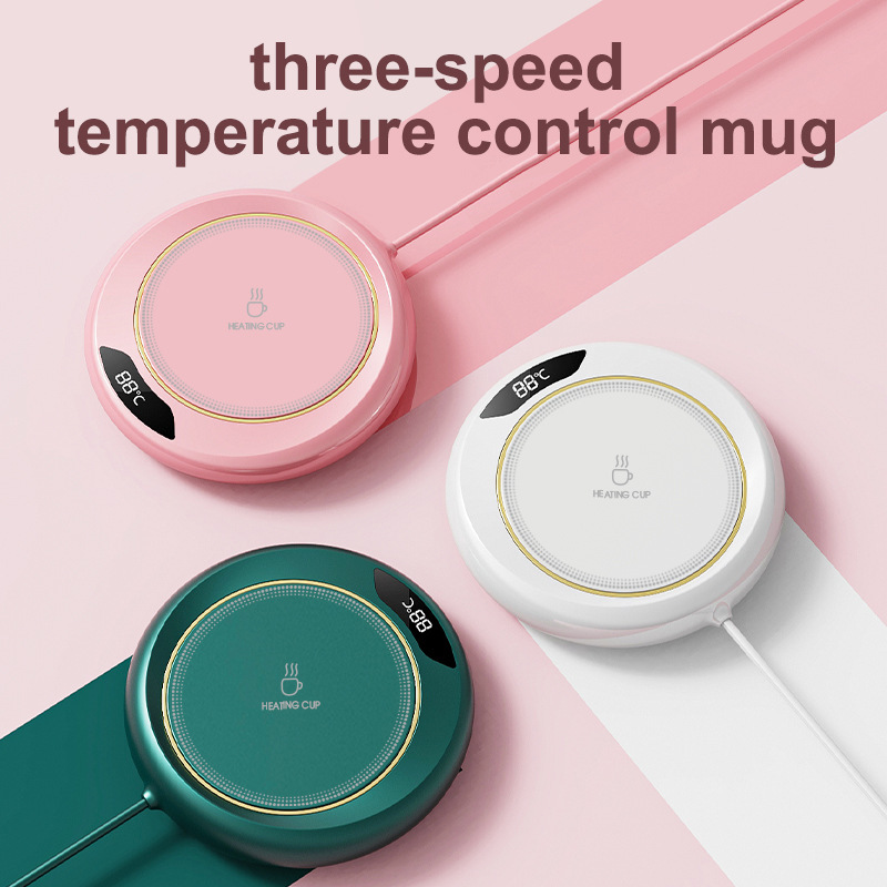 スマート温度制御カップウォーマーマット 3段階速度調整可能  - Coffee Tea Warmer のレビューと価格
