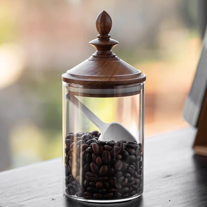 アメリカンスタイル家庭用コーヒー豆保存瓶　高級感のある装飾　 - Coffee Tea Leaf And Bean のレビューと価格
