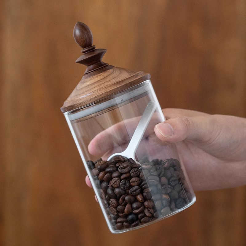 アメリカンスタイル家庭用コーヒー豆保存瓶　高級感のある装飾　 - Coffee Tea Leaf And Bean のレビューと価格