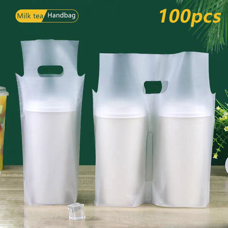 100 個シングル/ダブルカップミルクティー包装袋つや消し透 - Coffee Tea Bags のレビューと価格