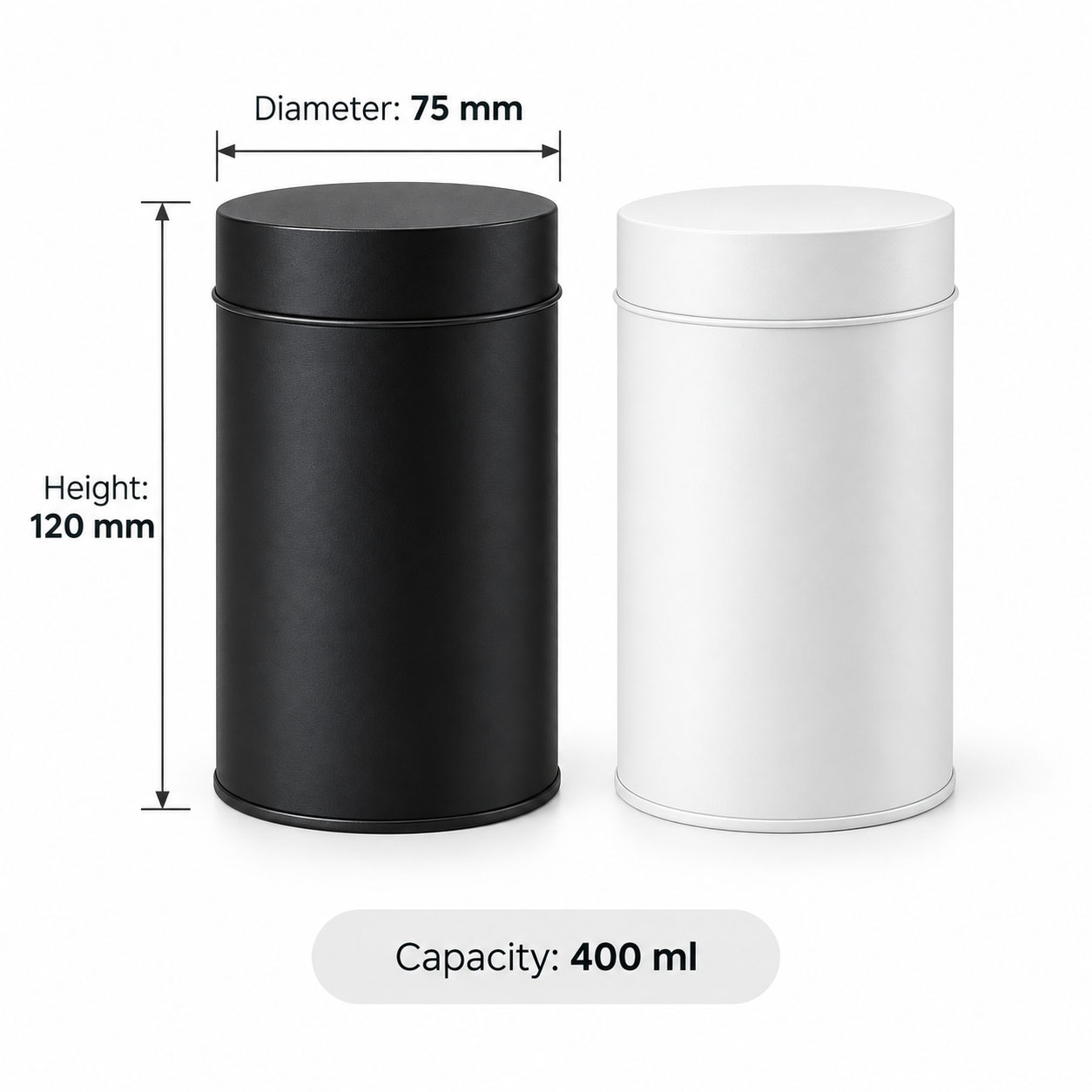 4個入りの茶筒。密閉式の二重蓋付きで、大量の金属製茶筒に適し - Coffee Tea Etc のレビューと価格