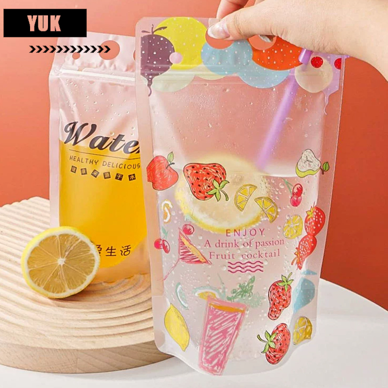 ジュース、コーヒー、ミルクティー用の透明飲料包装袋のカスタム - Coffee Tea Bags のレビューと価格