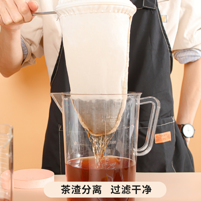 ミルクティーフィルターバッグ、ティーバッグ、シルクストッキン - Coffee Tea Bags のレビューと価格
