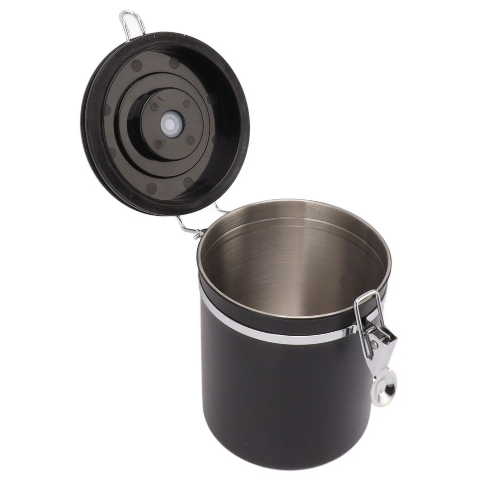 耐久性のある304ステンレス製コーヒー豆保存容器 1.2L  - Coffee Tea Leaf And Bean のレビューと価格