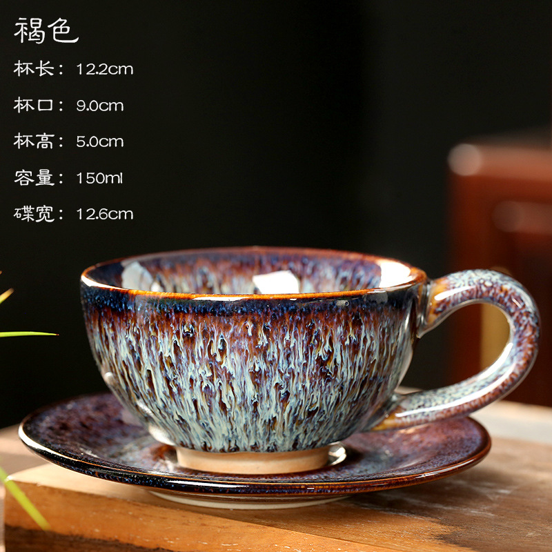 ヨーロッパの高級ワイヤードローイング窯釉セラミックコーヒーカ - Draw Coffee And Tea のレビューと価格