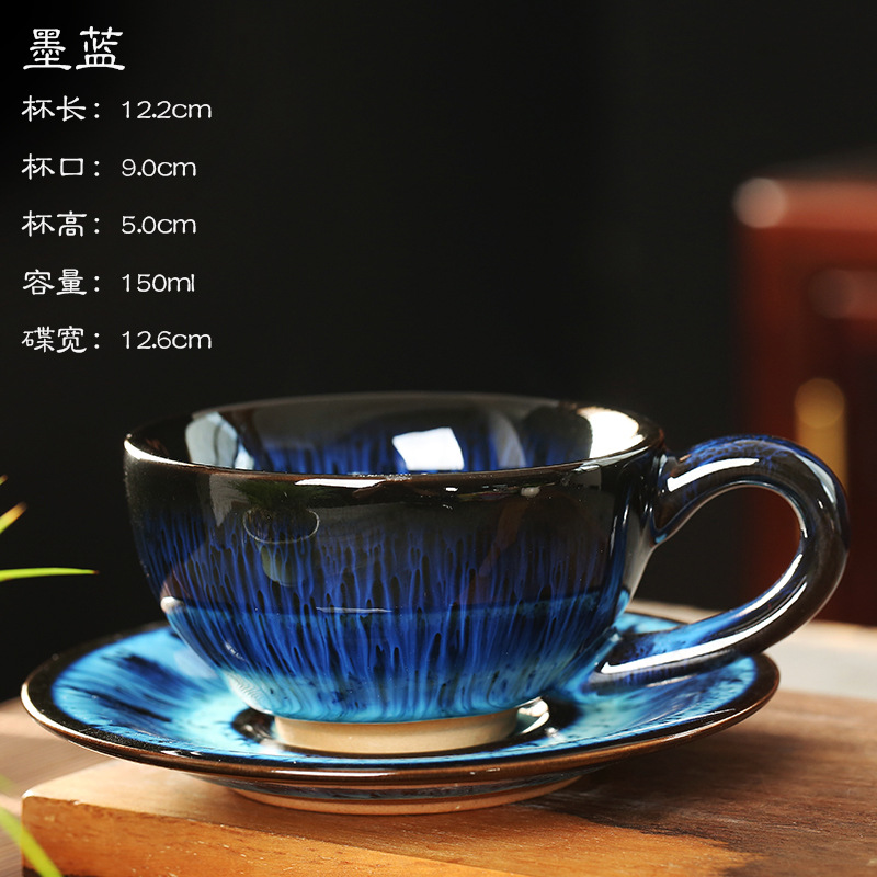 ヨーロッパの高級ワイヤードローイング窯釉セラミックコーヒーカ - Draw Coffee And Tea のレビューと価格