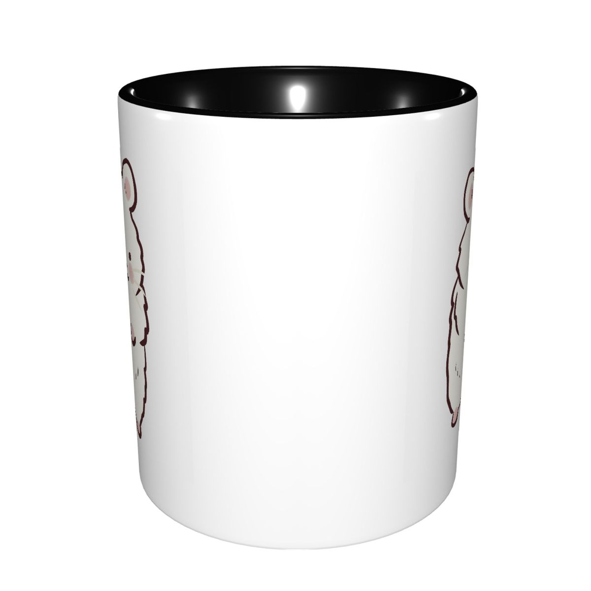 かわいいハムスターの絵が描かれたマグカップ 面白いセラミック - Draw Coffee And Tea のレビューと価格
