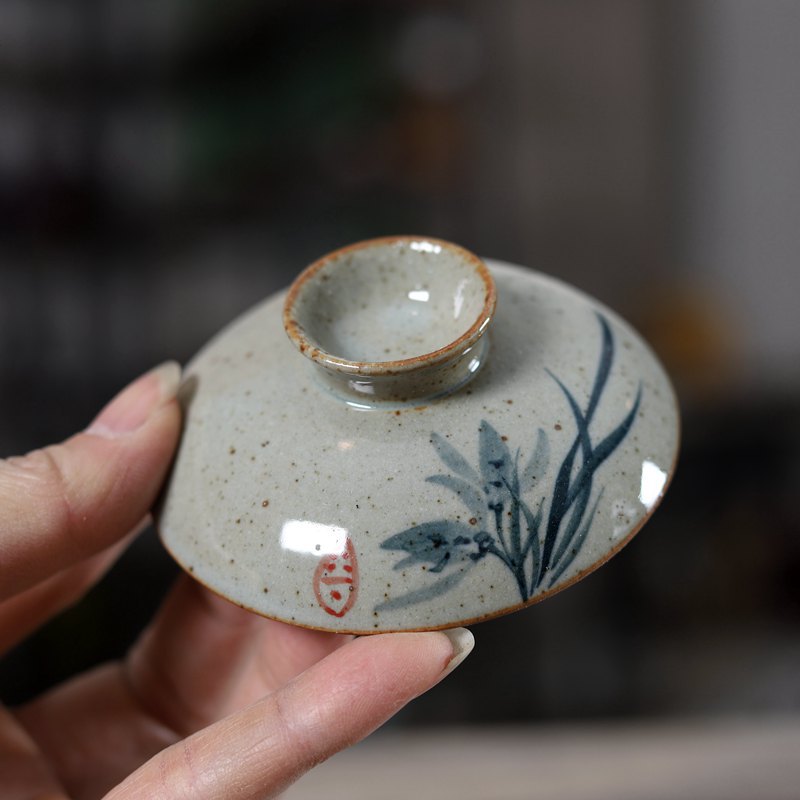 手描き中国 Sancai Gaiwan 陶器ティーカップボウ - Gongfu Tea Set のレビューと価格