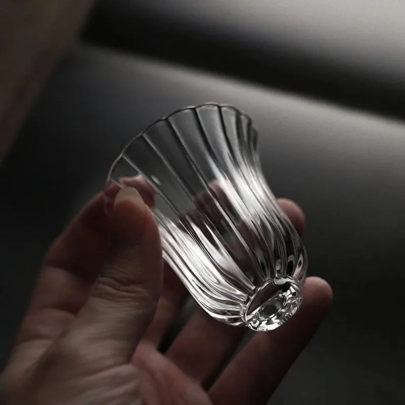 和風ミニガラス製茶碗、花びら模様の工夫茶セット、50mlの小 - Gongfu Tea Set のレビューと価格